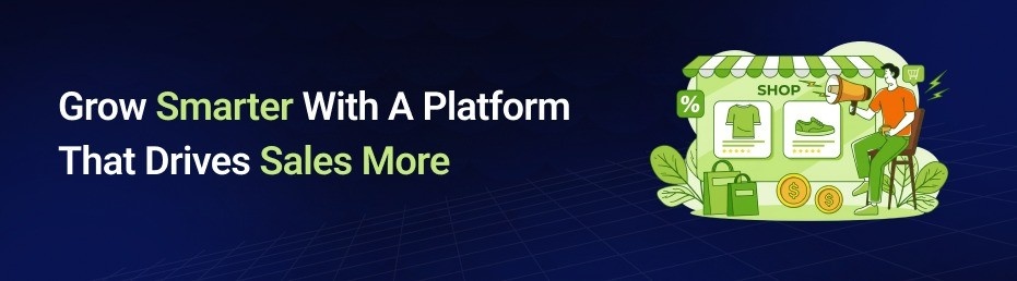 eCommerce platform growth illustration