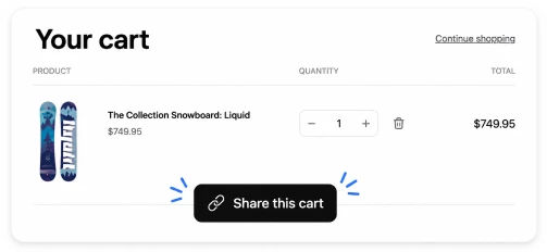 your cart