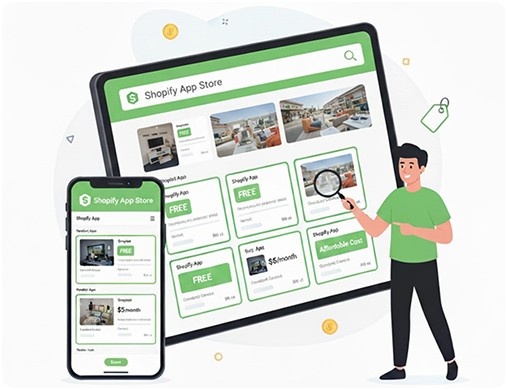 Shopify App Store showcasing custom Shopify apps